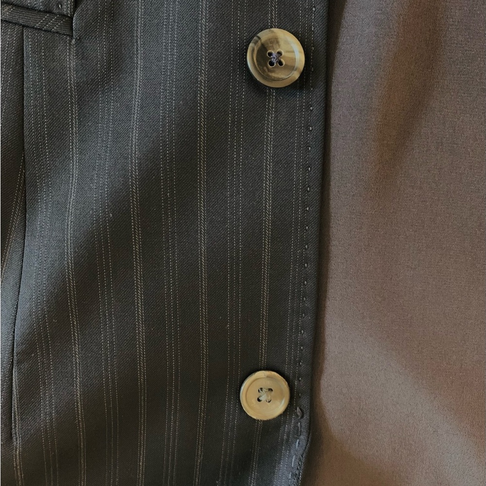 Brooks Brothers Dark Blue Pinstripe Blazer Size 6 - Picture 5 of 8